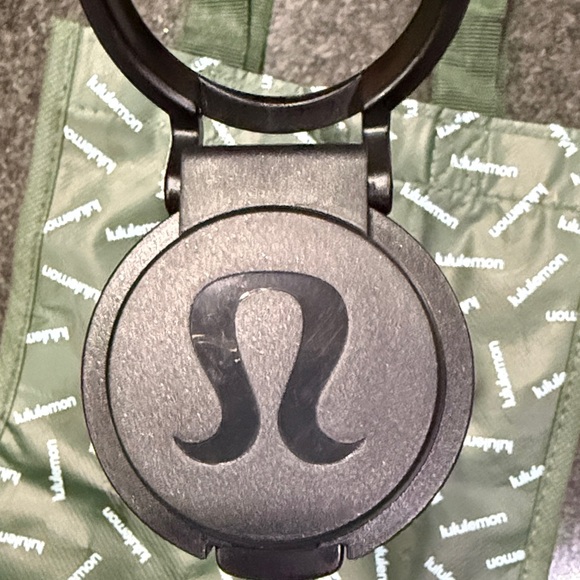 Lululemon Black 16 oz Take a Moment Water Bottle with Tote - Picture 9 of 16